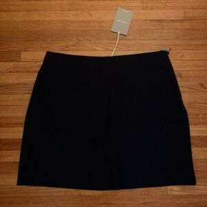 Everlane, navy, 14 a line skirt